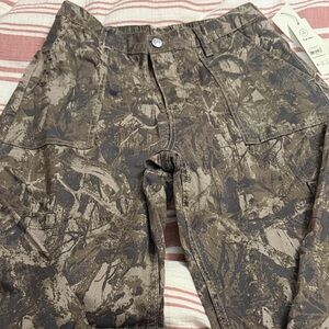 No Boundaries Camouflage Flare & Wide Leg Jeans
